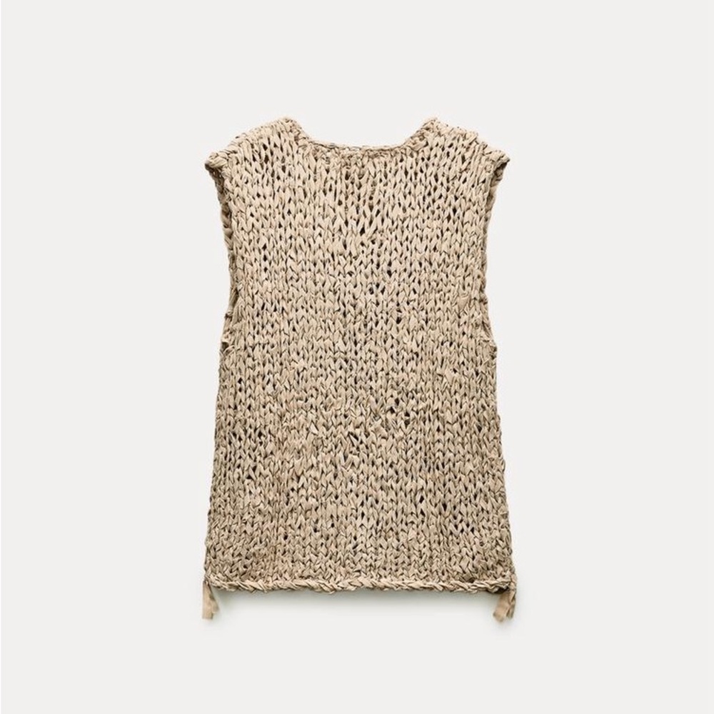Zara Ribbon knit top - Picture 4 of 7
